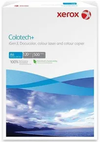 Xerografický papier Colotech, pre digitálnu tlač, A4, 120g, XEROX